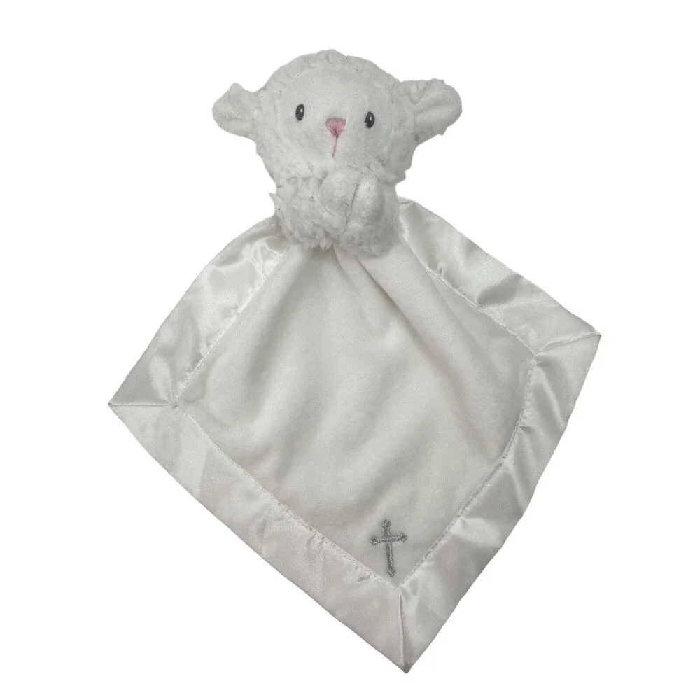 Baby‎ Aspen Bedtime Blessings Prayer Lamb Rattle Lovie Security Blanket Lovey